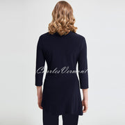 Joseph Ribkoff Asymmetrical Tunic – Style 213416 (Midnight Blue)