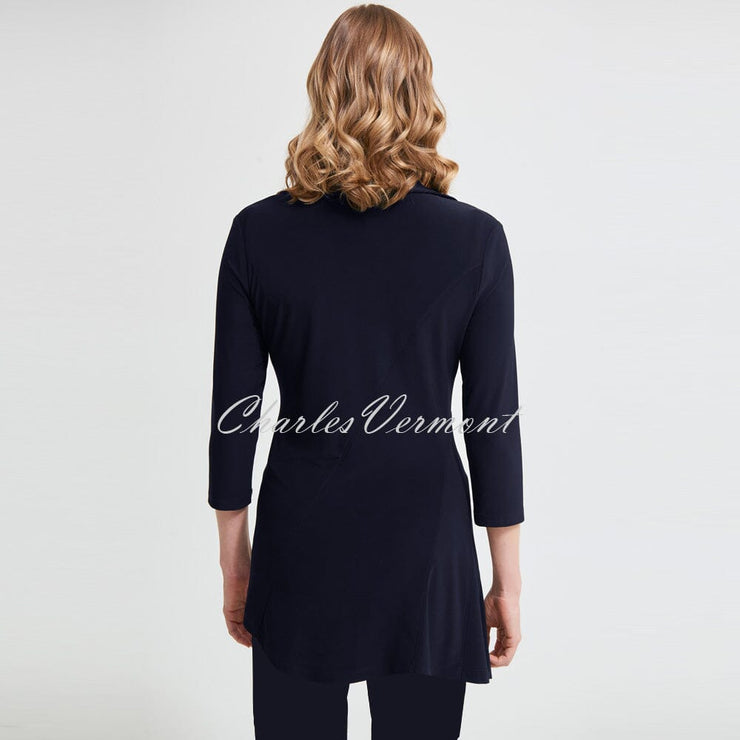 Joseph Ribkoff Asymmetrical Tunic – Style 213416 (Midnight Blue)