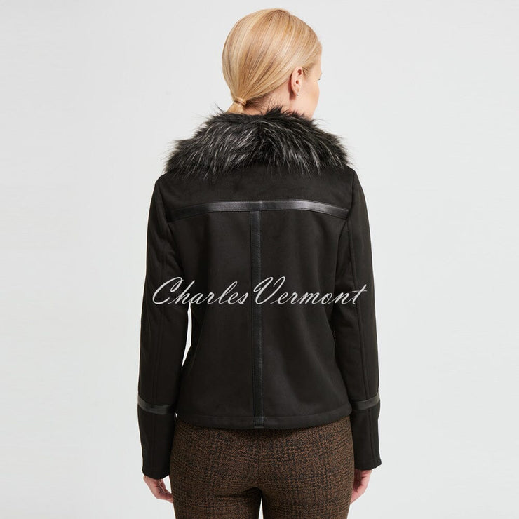 Joseph Ribkoff Faux Suede Jacket – Style 213955