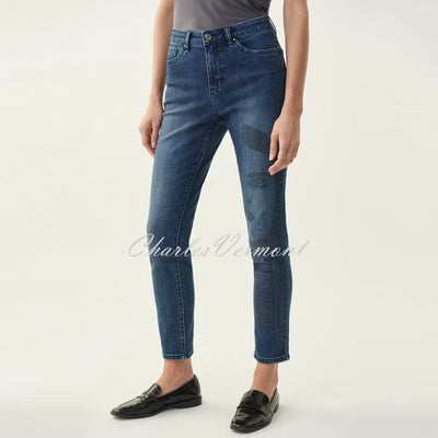 Joseph Ribkoff Rhinestone Face Jean – Style 213973