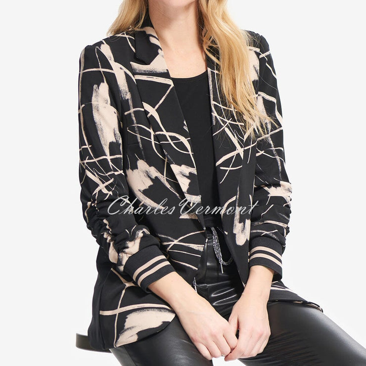 Joseph Ribkoff Blazer with Ruched Detail Cuff– Style 214289