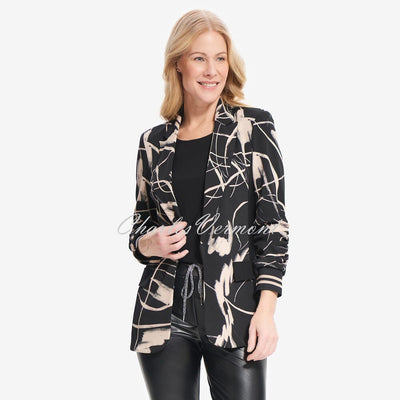 Joseph Ribkoff Blazer with Ruched Detail Cuff– Style 214289