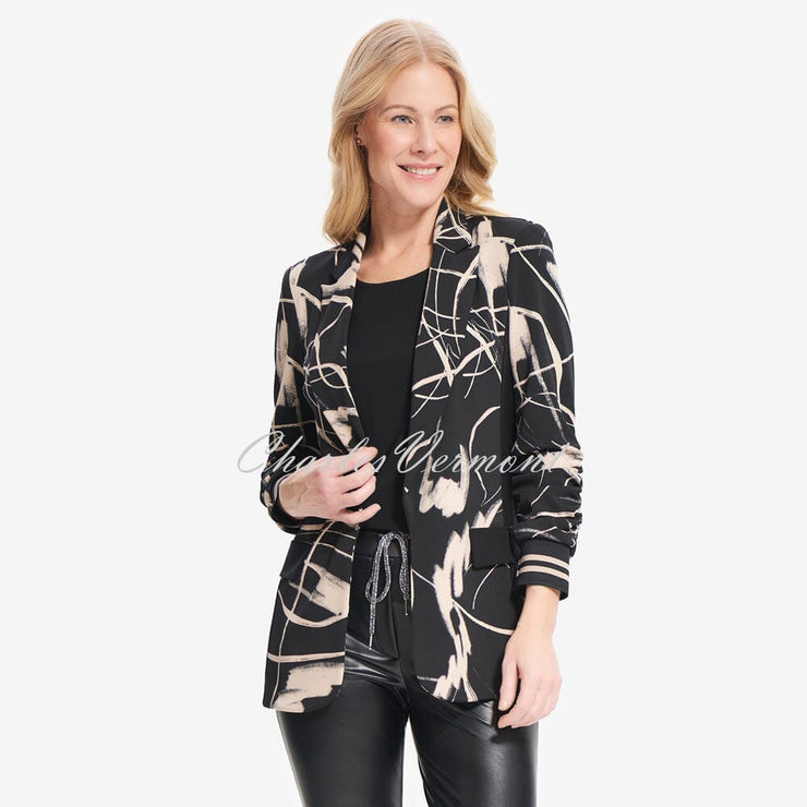 Joseph Ribkoff Blazer with Ruched Detail Cuff– Style 214289