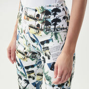 Joseph Ribkoff Postcard Print Trouser – Style 221005