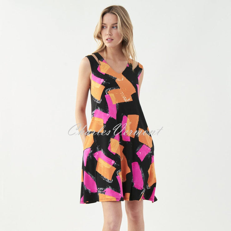 Joseph Ribkoff Abstract Print Dress – Style 221051
