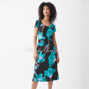 Joseph Ribkoff Floral Print Dress – Style 221065