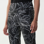 Joseph Ribkoff Palm Print Trouser – Style 221132