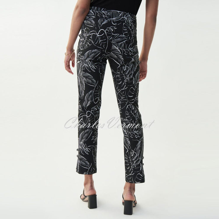 Joseph Ribkoff Palm Print Trouser – Style 221132