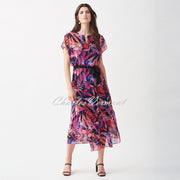 Joseph Ribkoff Tropical Chiffon Dress – Style 221165