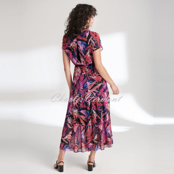 Joseph Ribkoff Tropical Chiffon Dress – Style 221165
