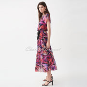 Joseph Ribkoff Tropical Chiffon Dress – Style 221165