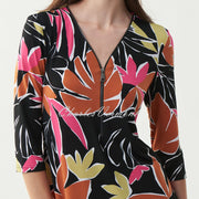 Joseph Ribkoff Leaf Print Dress – Style 221257