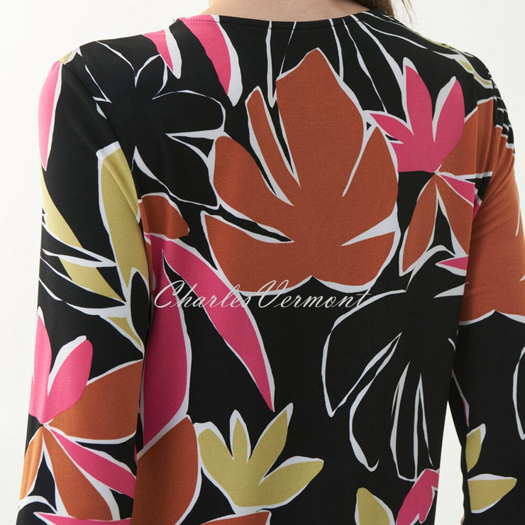 Joseph Ribkoff Leaf Print Dress – Style 221257