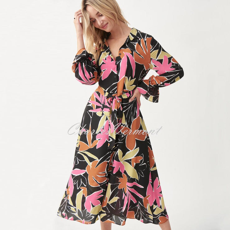 Joseph Ribkoff Leaf Print Dress – Style 221271
