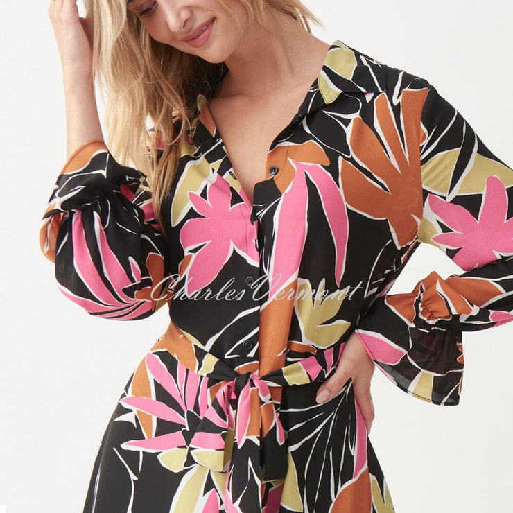 Joseph Ribkoff Leaf Print Dress – Style 221271