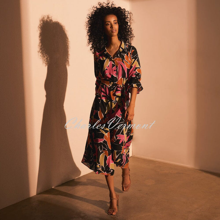 Joseph Ribkoff Leaf Print Dress – Style 221271