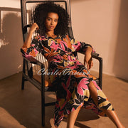 Joseph Ribkoff Leaf Print Dress – Style 221271
