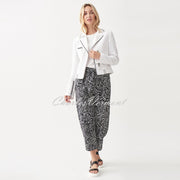 Joseph Ribkoff Abstract Print Culotte Trouser – Style 221314