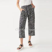 Joseph Ribkoff Abstract Print Culotte Trouser – Style 221314