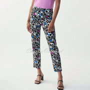Joseph Ribkoff Multi-Coloured Print Trouser – Style 221367