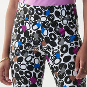 Joseph Ribkoff Multi-Coloured Print Trouser – Style 221367