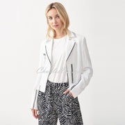 Joseph Ribkoff Zip and Stud Jacket – Style 221900