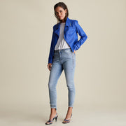 Joseph Ribkoff Crop Jacket – Style 221913 (Royal Sapphire)