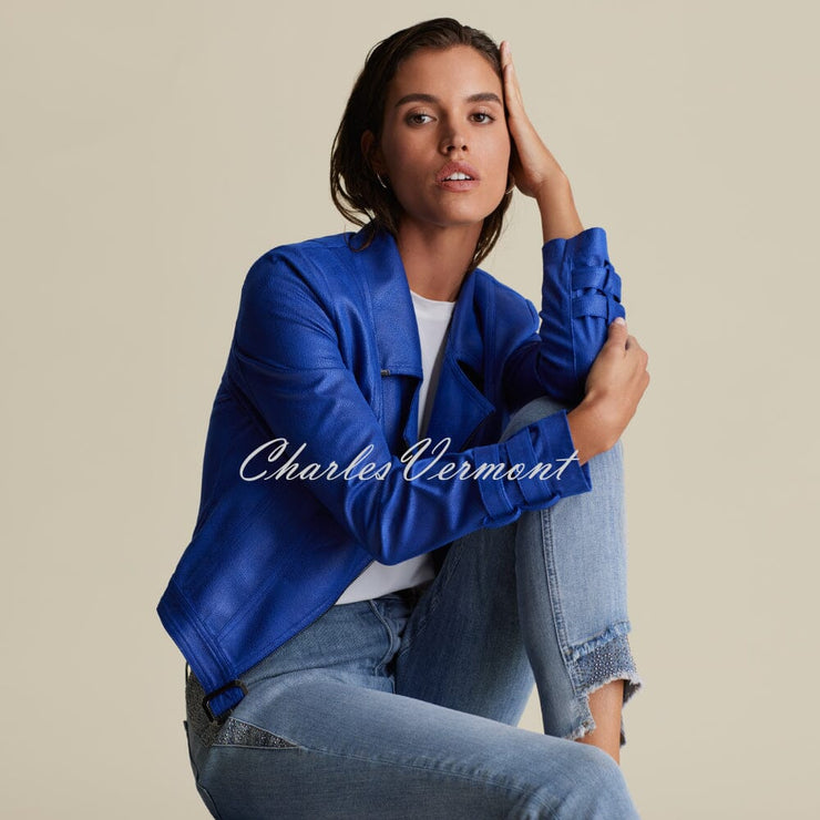 Joseph Ribkoff Crop Jacket – Style 221913 (Royal Sapphire)