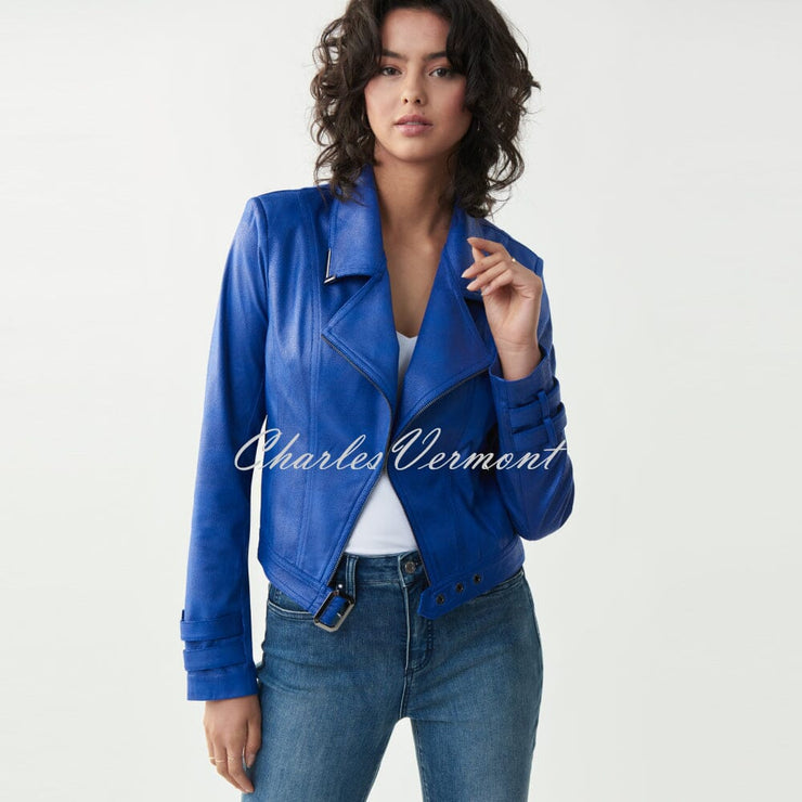 Joseph Ribkoff Crop Jacket – Style 221913 (Royal Sapphire)