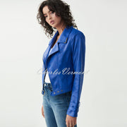 Joseph Ribkoff Crop Jacket – Style 221913 (Royal Sapphire)