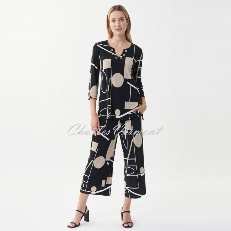 Joseph Ribkoff Abstract Print Top – Style 222039