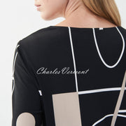 Joseph Ribkoff Abstract Print Top – Style 222039
