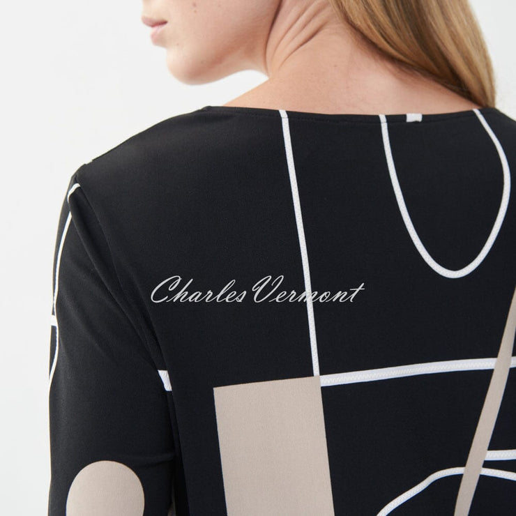 Joseph Ribkoff Abstract Print Top – Style 222039