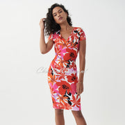 Joseph Ribkoff Floral Wrap Style Dress – Style 222057