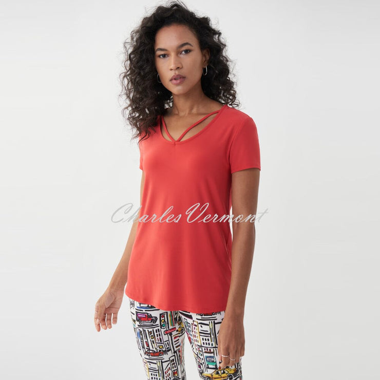 Joseph Ribkoff Top – Style 222136 (Lacquer Red)