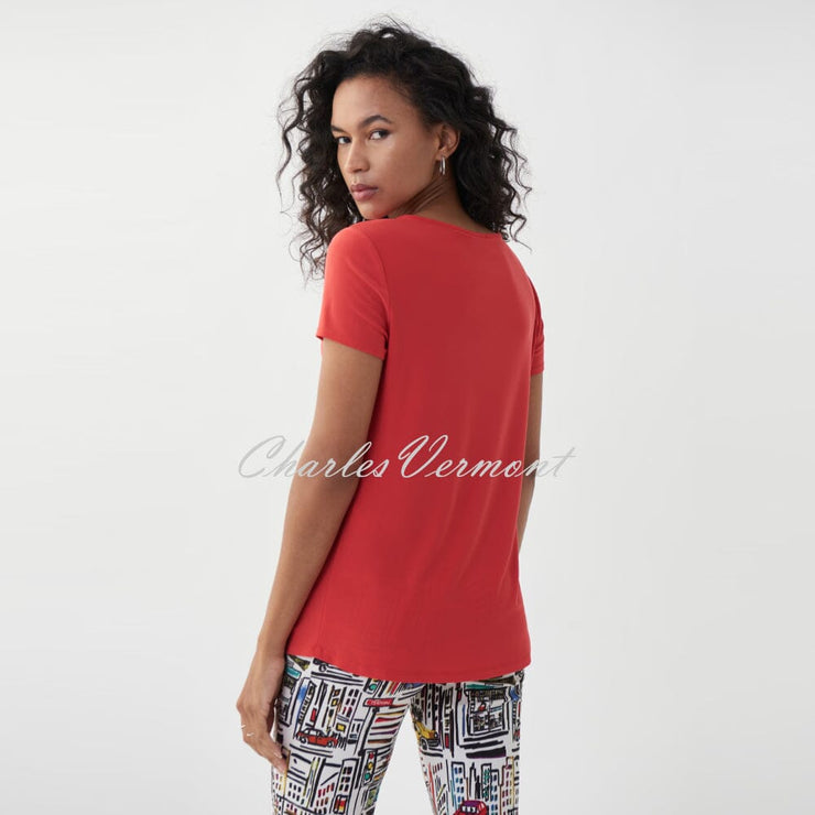 Joseph Ribkoff Top – Style 222136 (Lacquer Red)