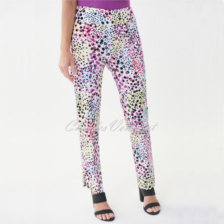 Joseph Ribkoff Abstract Print Trouser – Style 222141