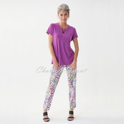 Joseph Ribkoff Abstract Print Trouser – Style 222141