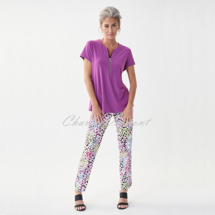 Joseph Ribkoff Abstract Print Trouser – Style 222141