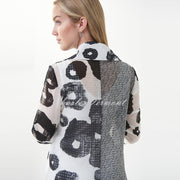 Joseph Ribkoff Mixed Print Chiffon Blouse/Jacket – Style 222145