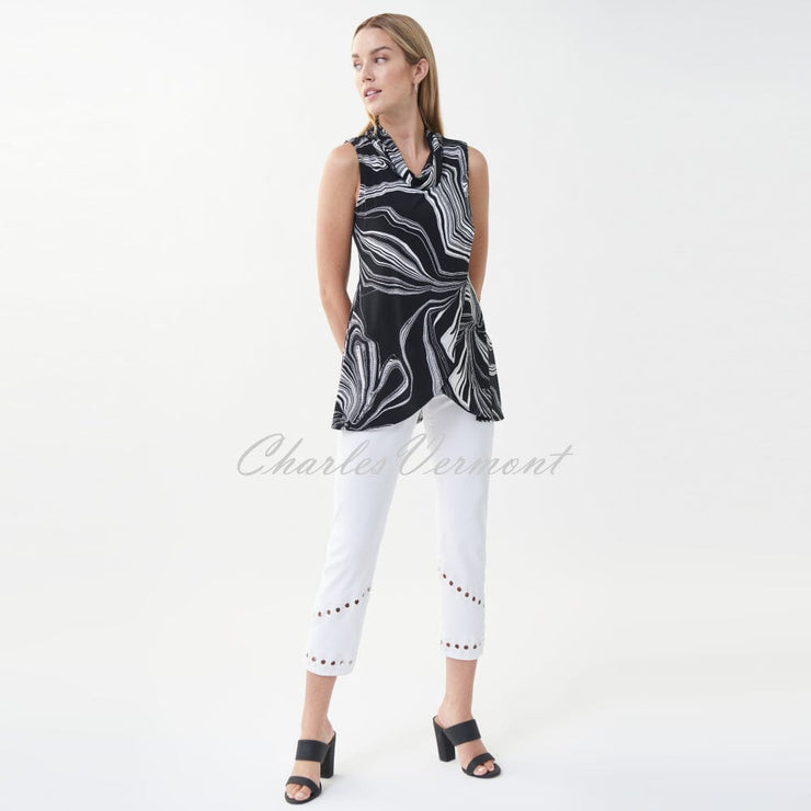 Joseph Ribkoff Cowl Neck Sleeveless Tunic – Style 222164