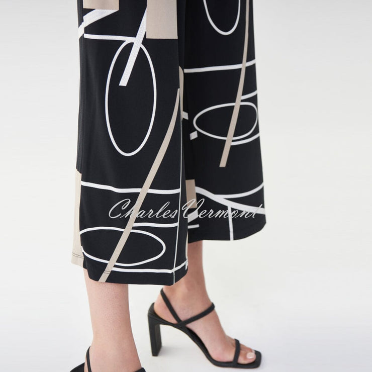Joseph Ribkoff Abstract Print Culotte Trouser – Style 222187