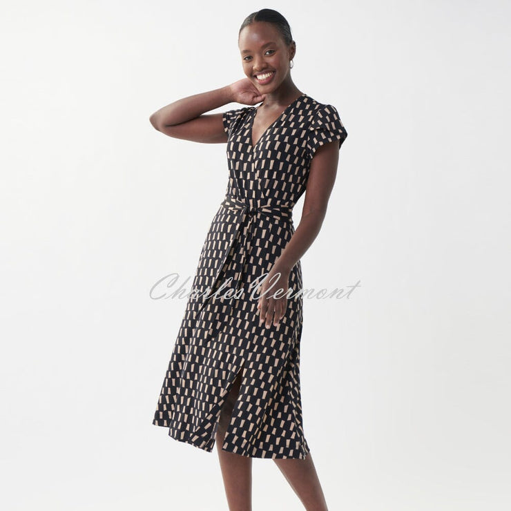 Joseph Ribkoff ‘Tiger Eye’ Print Dress – Style 222202