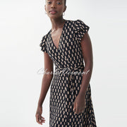 Joseph Ribkoff ‘Tiger Eye’ Print Dress – Style 222202
