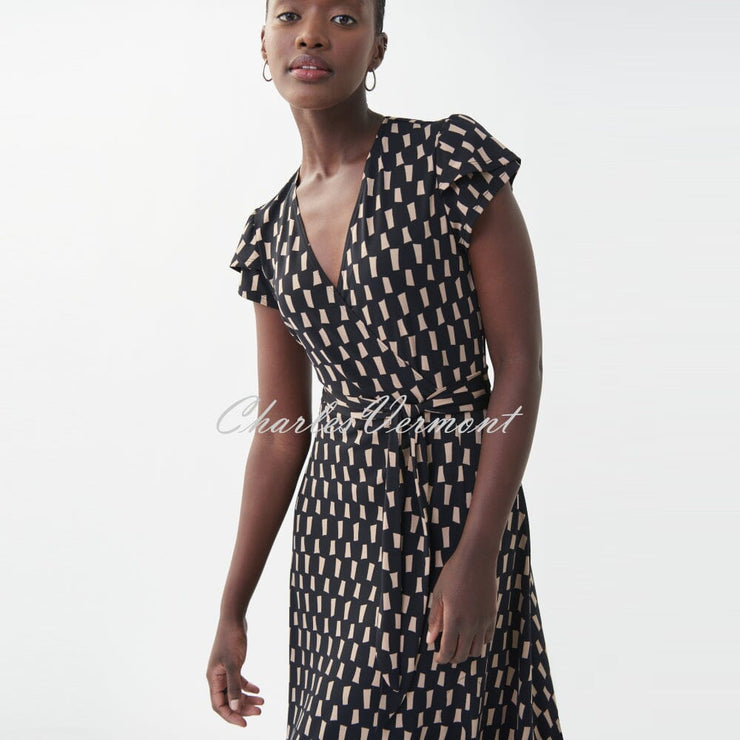 Joseph Ribkoff ‘Tiger Eye’ Print Dress – Style 222202