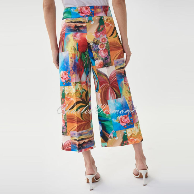 Joseph Ribkoff Vibrant Print Culotte Trouser – Style 222226