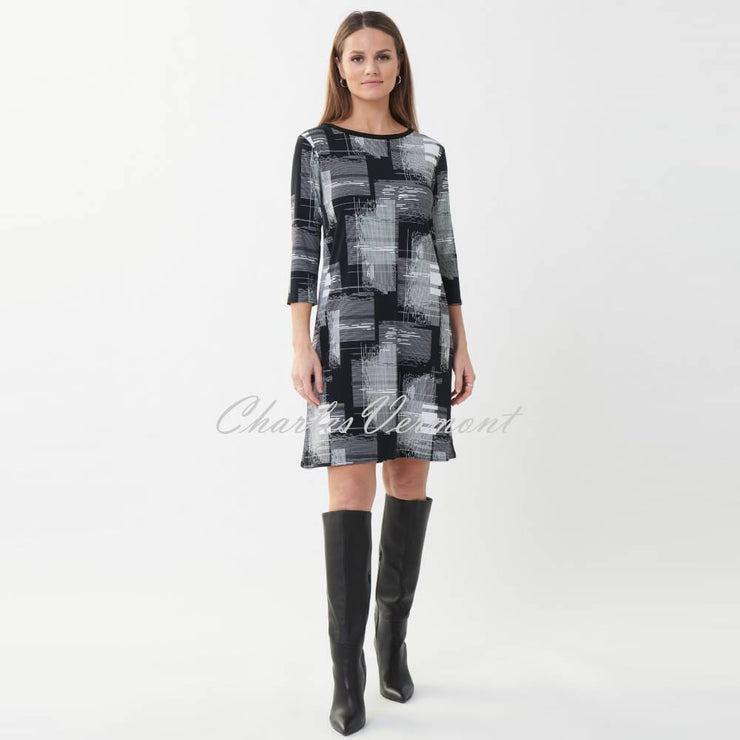 Joseph Ribkoff Contemporary Check Dress – Style 223259