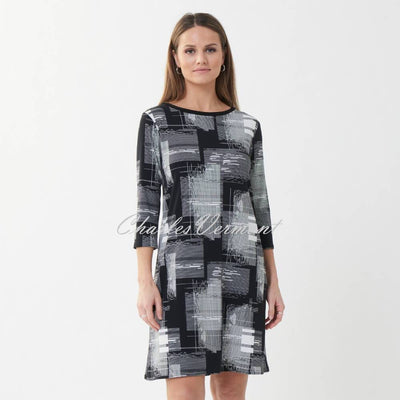 Joseph Ribkoff Contemporary Check Dress – Style 223259