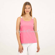 Just White Camisole Top - Style J1683-340 (Hibiskus Pink)