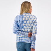 Just White Jacket with Rhinestone Detail- Style J2963